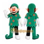 Festive Elf Boy Mascot Costume