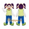 Purple Hair Elf Mascot Costume