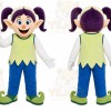 Purple Hair Elf Mascot Costume