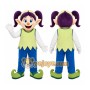 Purple Hair Elf Mascot Costume