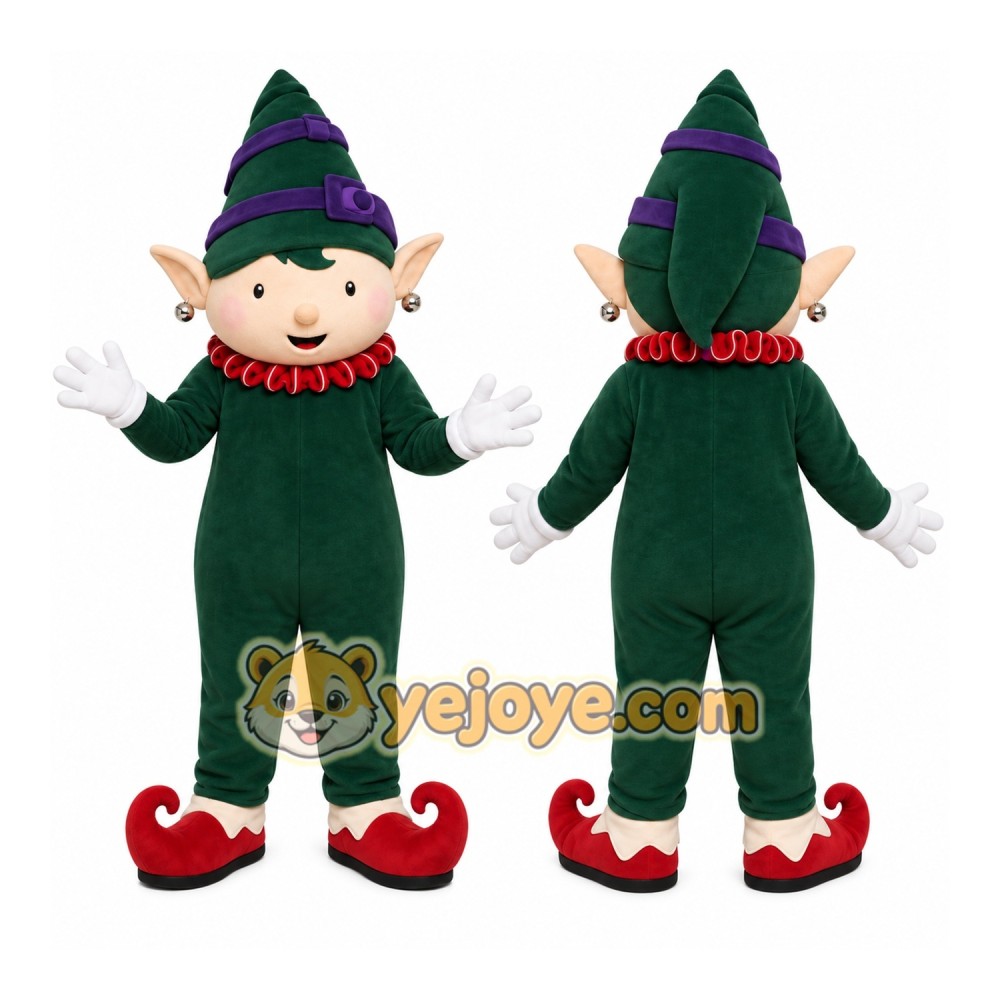 Christmas Elf Mascot Costume
