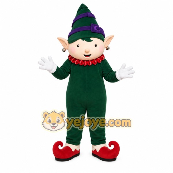 Christmas Elf Mascot Costume