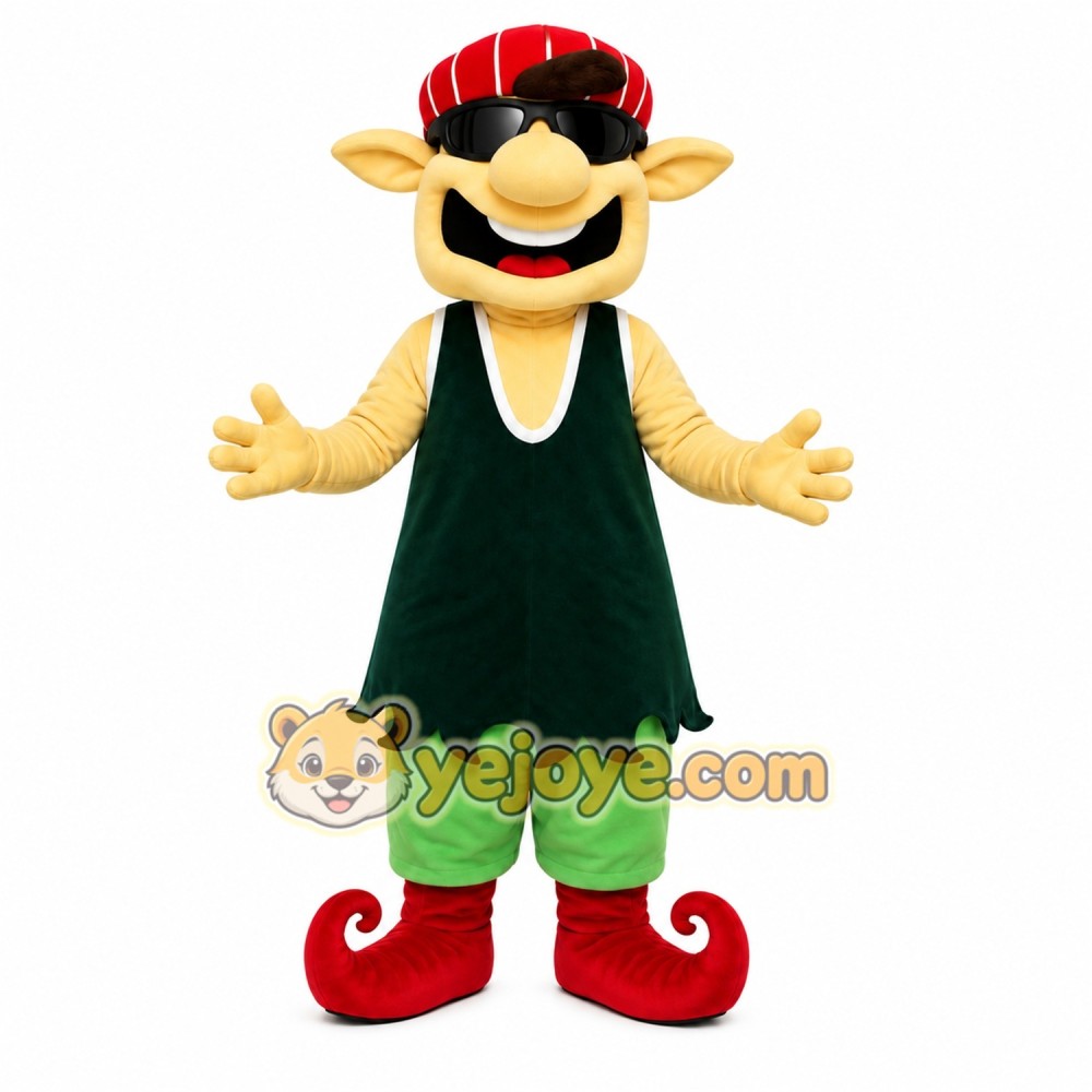 Dark Elf Character Mascot Costume Dark Elf Character Mascot Costume