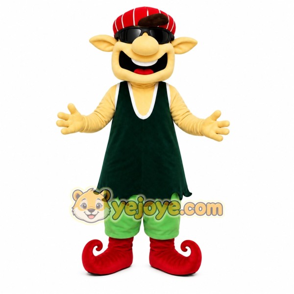 Dark Elf Character Mascot Costume