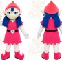 Pink Elf Girl Mascot Costume
