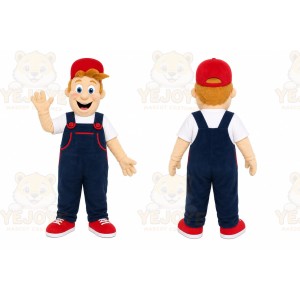 Worker Boy Mascot Costume