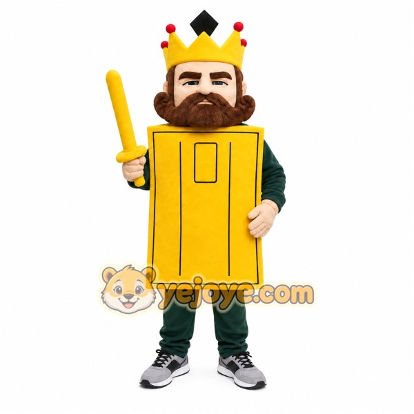 King Playing Card Mascot Costume