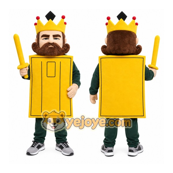 King Playing Card Mascot Costume