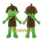 Green Leaf Girl Mascot Costume