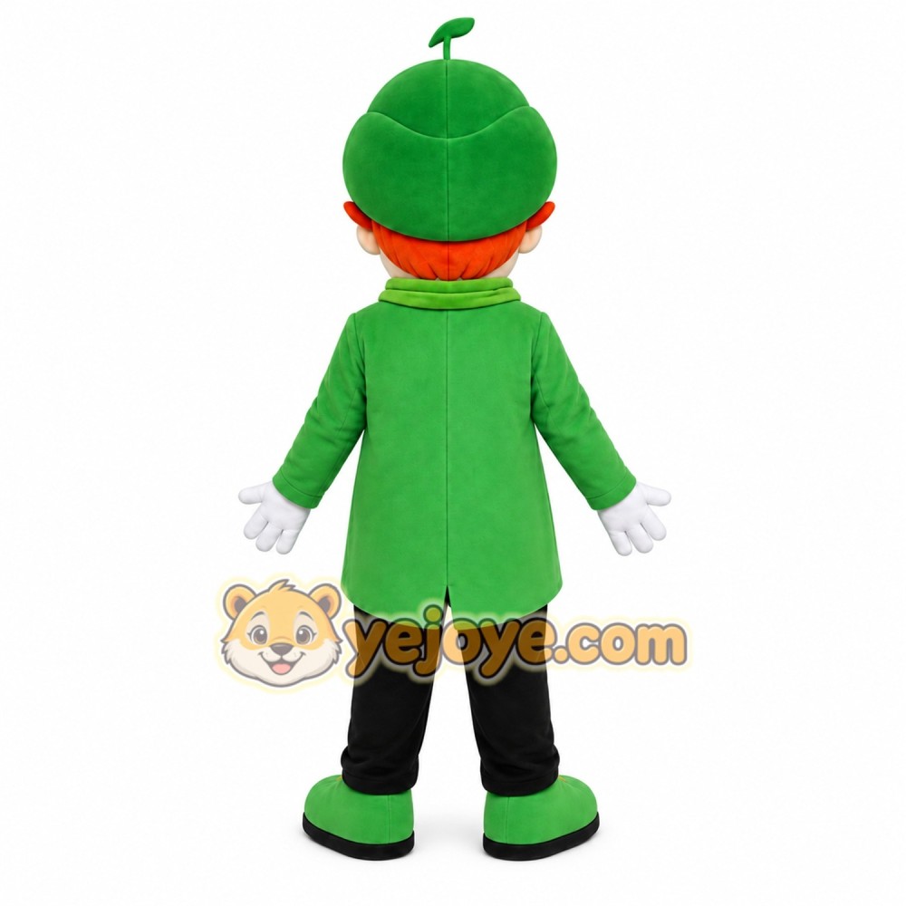 Green Clown Mascot Costume