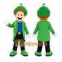 Green Clown Mascot Costume