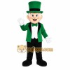 Green Leprechaun Mascot Costume Green Leprechaun Mascot Costume