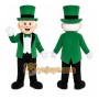 Green Leprechaun Mascot Costume