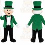 Green Leprechaun Mascot Costume