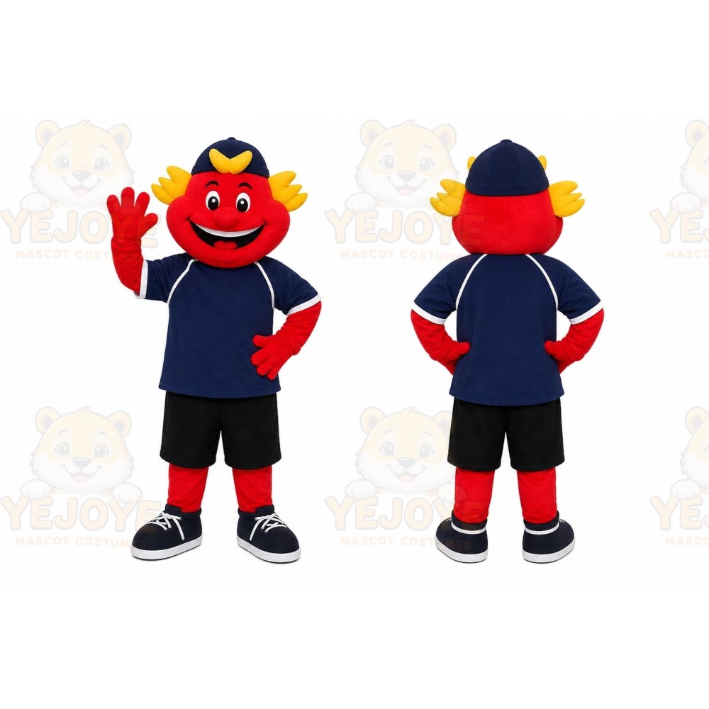 Red Imp/Devil Mascot Boy Mascot Costume