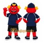 Red Imp/Devil Mascot Boy Mascot Costume