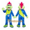 Blue Green Jester Mascot Costume Blue Green Jester Mascot Costume