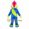 Blue Green Jester Mascot Costume Blue Green Jester Mascot Costume