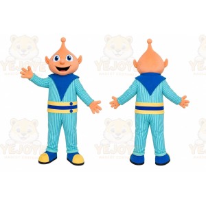 Peach Head Boy Mascot Costume