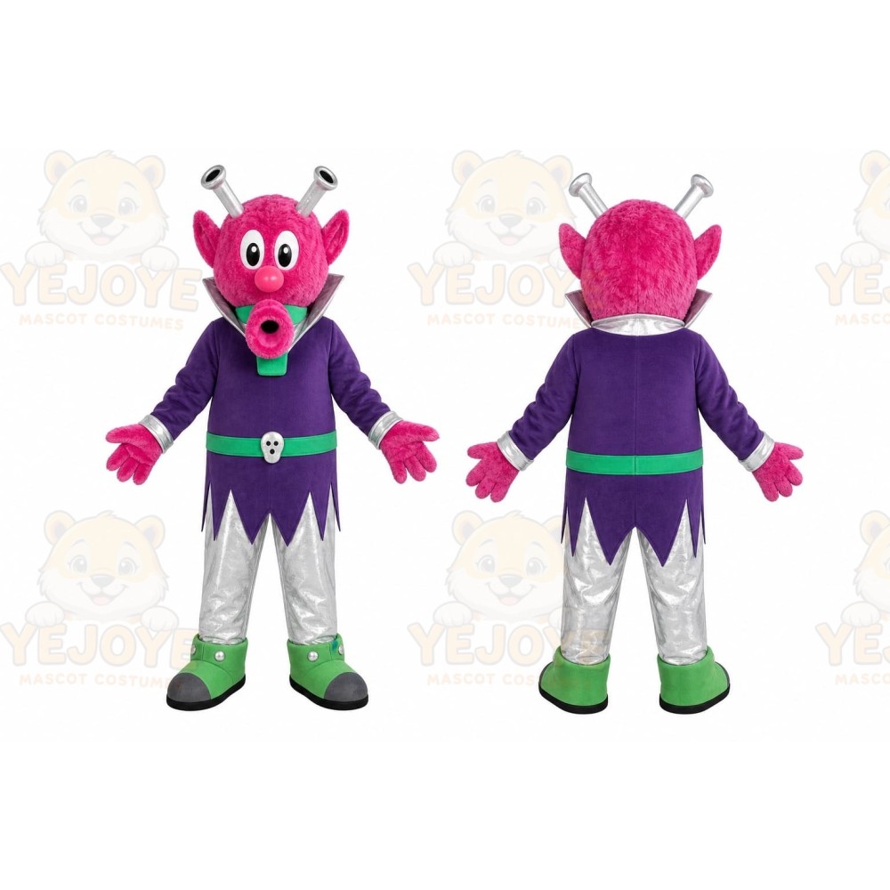 Pink Monster Mascot Costume