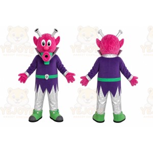 Pink Monster Mascot Costume