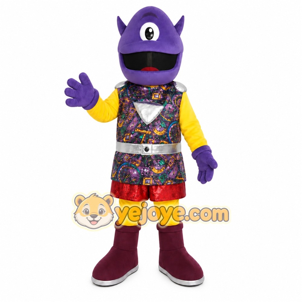One-Eyed Alien Mascot Costume One-Eyed Alien Mascot Costume