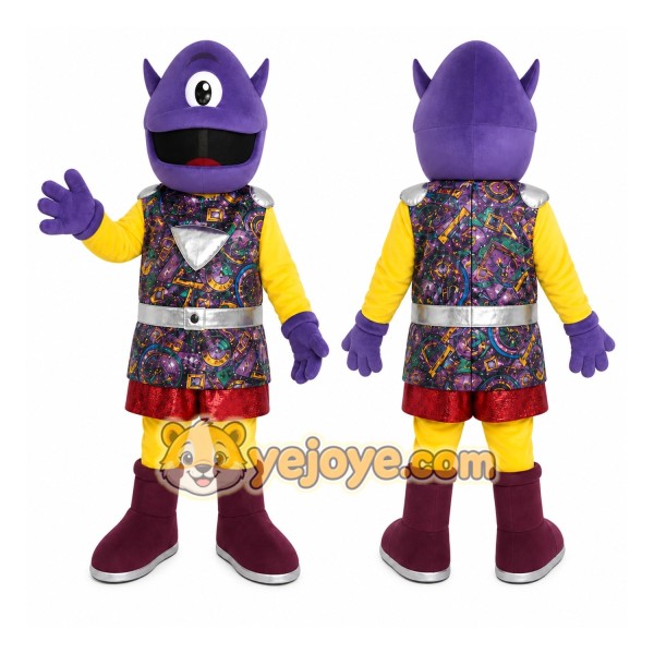 One-Eyed Alien Mascot Costume