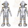 Silver Robot Mascot Costume