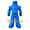 Blue Robot Mascot Costume Blue Robot Mascot Costume