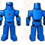 Blue Robot Mascot Costume