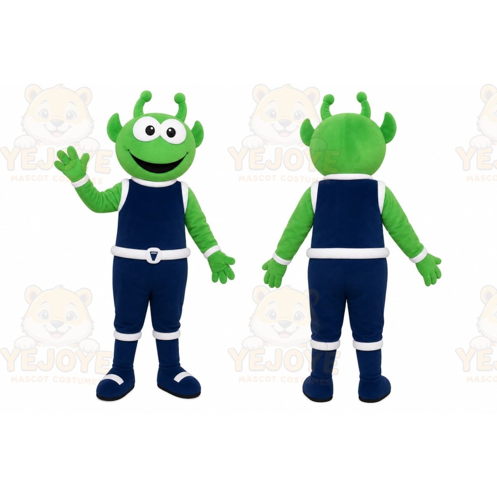 Green Alien Mascot Costume