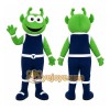 Green Alien Mascot Costume