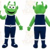 Green Alien Mascot Costume