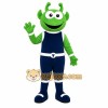 Green Alien Mascot Costume