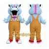 Blue Furry Monster Mascot Costume Blue Furry Monster Mascot Costume
