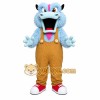 Blue Furry Monster Mascot Costume Blue Furry Monster Mascot Costume