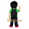 Green Shirt Boy Mascot Costume