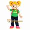 Backpack Girl Mascot Costume Backpack Girl Mascot Costume