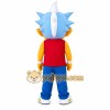 Spiky Hair Boy Mascot Costume Spiky Hair Boy Mascot Costume
