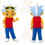 Spiky Hair Boy Mascot Costume