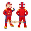 Race Car Driver Mascot Costume