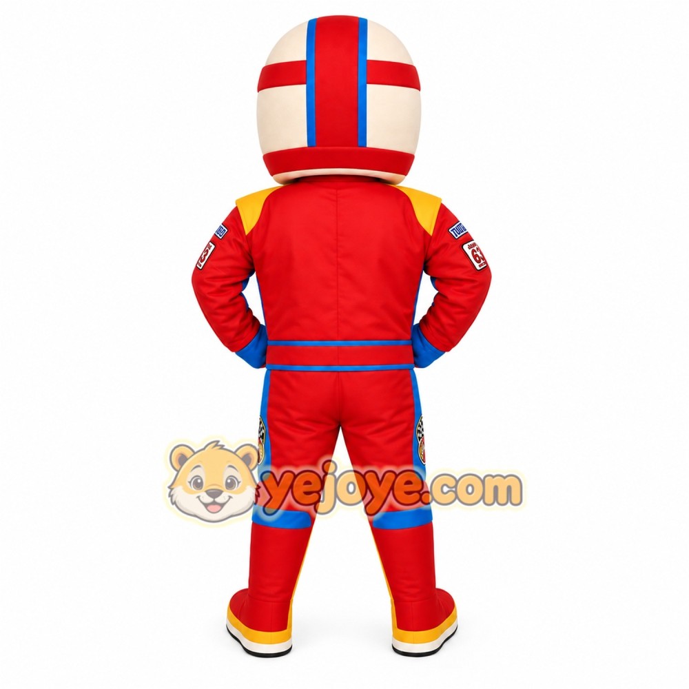Race Car Driver Mascot Costume