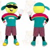 Sunglasses Boy Mascot Costume