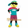 Sunglasses Boy Mascot Costume Sunglasses Boy Mascot Costume