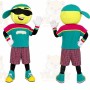 Sunglasses Boy Mascot Costume