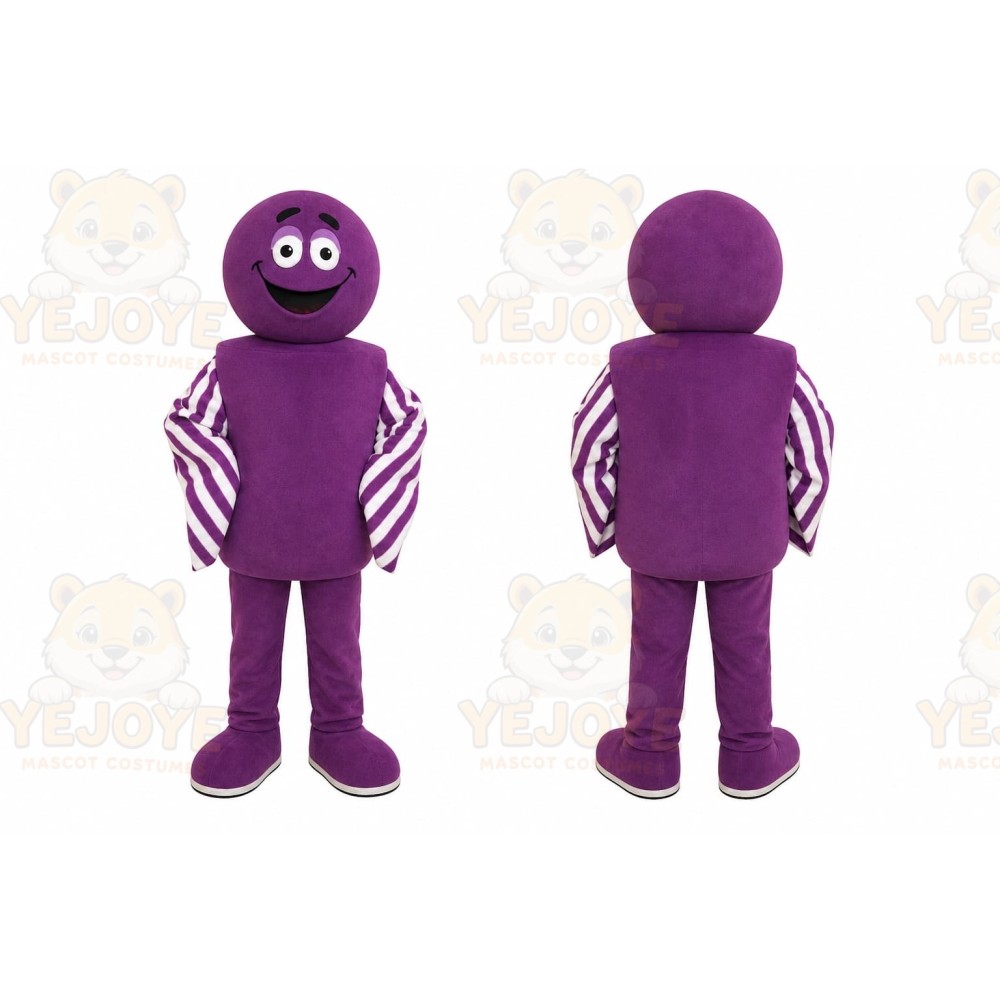 Purple Character Mascot Costume