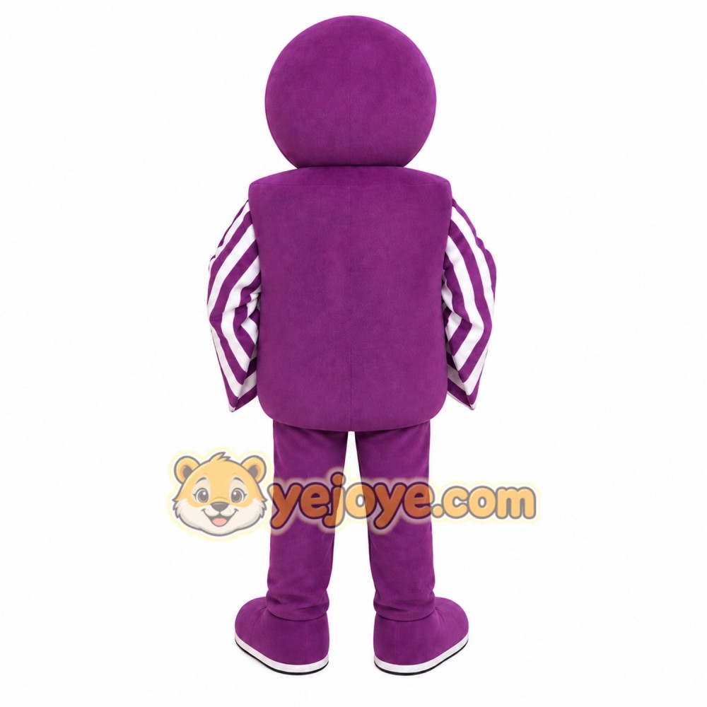 Purple Character Mascot Costume Purple Character Mascot Costume