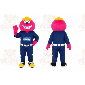 Pink Monster Mascot Costume