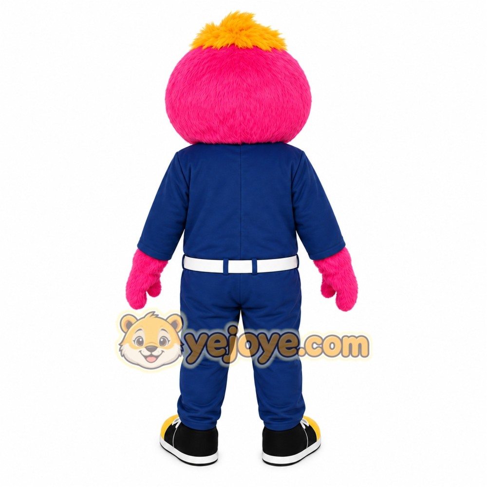 Pink Monster Mascot Costume