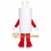 White Cylinder Mascot Costume White Cylinder Mascot Costume